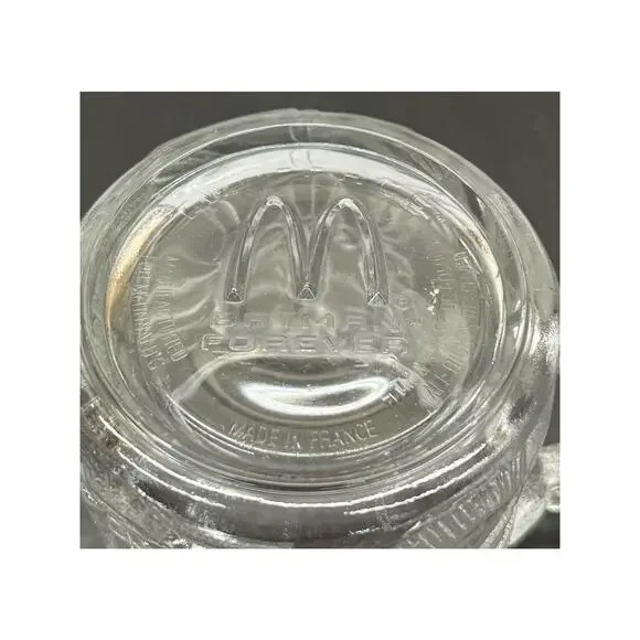 McDonalds VINTAGE 1995 Batman Forever Glass Mug Cup TWO-FACE - Picture 6 of 7